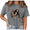 1-Gray, variant on Giffimy Women's Brown Woodland Fox Moon Vintage Washed T-Shirt Short Sleeve S-2XL Relaxed Fit Top