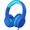 Byzantine Blue, variant on Kids Headphones for School Home Tablet Travel, Sharing Sounds Function, Foldable Wired Kids Headphones with Microphone