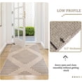 thumbnail image 4 of Easy Jute Front Door Mat Indoor x Entrance Rug Washable Entryway Rugs Low Profile Mud Trapper Floor Mat for House Bobo Indoor Mats for Entrance Front Door Mudroom(Rainbow), 4 of 6