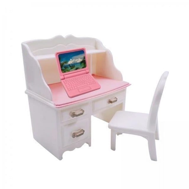 Juego de Sillas de Escritorio en Miniatura para Casa de Muñecas 3x 1/12, Decoración de Muebles de Casa de Muñecas en Miniatura, Juguete para Juego de 3 piezas