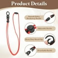 thumbnail image 3 of Uxcell Neck Lanyard, Breakaway Badge Lanyard with Detachable Buckle Red, 3 of 7