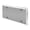 Chrome, variant on Custom Accessories Deluxe Heavy-Duty Metal License Plate Frame and Cover, Clear-Black