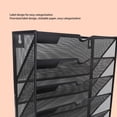 thumbnail image 3 of File Cabinet Vertical Rack, User Friendly Rugged Powder Coated Finish Space Saving Hanging Wall File Holder 6 Distinct Layers  for Office, 3 of 7