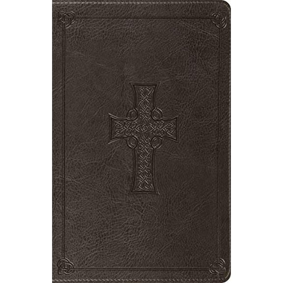Esv Value Thinline Bible (trutone, Charcoal, Celtic Cross Design)