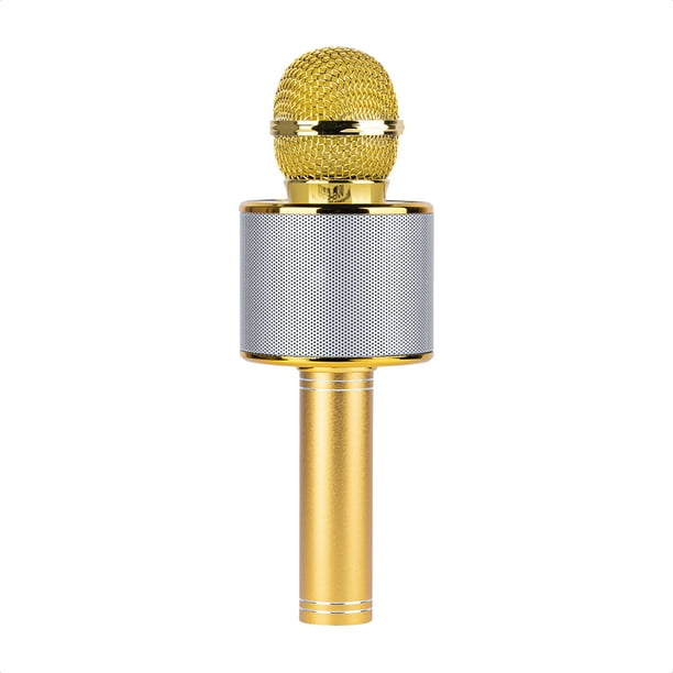 Micrófono Bluetooth Karaoke Con Parlante - Colores