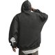thumbnail image 5 of MHFRRA Sudadera con Capucha Gráfica Divertida, Informal, Cómoda y con Estampado de Letras para Uso Diario y Actividades Al Aire Libre Gris oscuro, 5 of 6