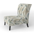 thumbnail image 3 of Designart "Simply Sculptural" Beige Abstract Upholstered Accent Chair - Modern Arm Chair For Bedroom, 3 of 7