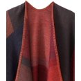 thumbnail image 4 of Poncho Cape Ouvert pour Femmes Air-Color Block, 4 of 4