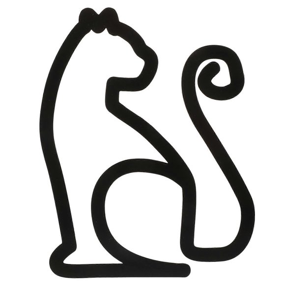 Metal Cat Wall Decor Iron Cat Wall Art Decor Living Room Wall Hanging Adornment