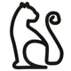 thumbnail image 1 of Metal Cat Wall Decor Iron Cat Wall Art Decor Living Room Wall Hanging Adornment, 1 of 2