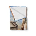 thumbnail image 2 of Obelisk Soft Flannel Fleece Blanket, Traveling Italy Landmarks Picture of Pantheon and Fountain in Rome at Early Morning, Cozy Plush for Indoor and Outdoor Use, 50" x 70", Multicolor, by Ambesonne, 2 of 5