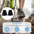 thumbnail image 2 of Mobutofu Shoe Cleat Cover 1 Pair Black Rubber for Cycling Pedal 3.9X2.7X0.6In, 2 of 8