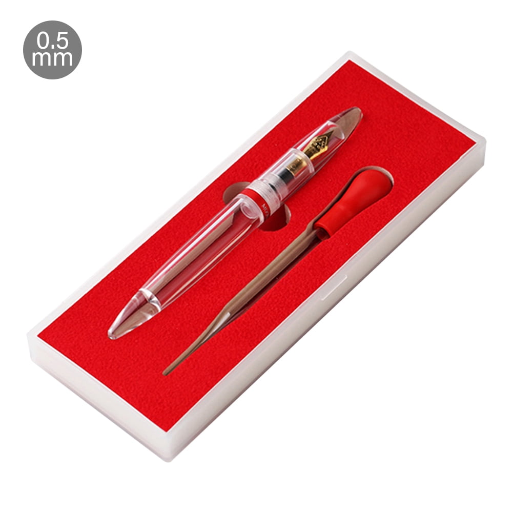 Transparent Eye Dropper Filling Fountain Pen by Moonman M2 Large