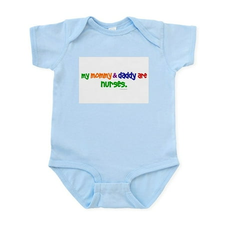 

CafePress - My Mommy & Daddy Are Nurses Infant Bodysuit - Baby Light Bodysuit Size Newborn - 24 Months