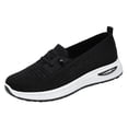 thumbnail image 3 of Women's Slip On Walking Shoes, Breathable Mesh Arch Support Sneakers, Summer Outdoor Beach Walking Shoes Comfort Non-Slip Orthopedic Casual Shoes for All Day Wear, 3 of 10