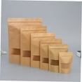thumbnail image 3 of SKISUNO 50Pcs Kraft Paper Bags with Window for Professional and General Users, 3 of 8