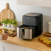 (Open Box) Oster DiamondForce Nonstick XL 5 Quart Digital Air Fryer, 8 Functions
