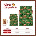 thumbnail image 3 of Naloa Flamingo Drawstring Christmas Bags, 3D Xmas Gift Bags, Christmas Wrapping Bags, Xmas Goodie Bags, Treat Pouch Bags, Party Favor Bags-Medium, 3 of 9