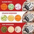 thumbnail image 4 of TOCOKEID 2 Pcs Meat Grinder & Cheese Slicer/Shredder Attachment Set for KitchenAid Stand Mixer, 4 of 8
