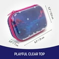 thumbnail image 4 of ZIPIT Clear Top Pencil Box for Girls | Starts Pencil Case for School | Large Capacity Pencil Pouch, 4 of 7