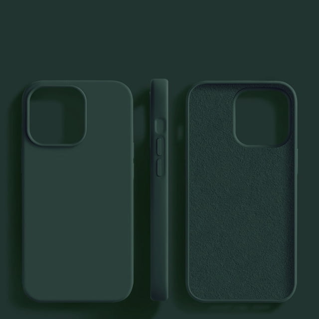 Funda de silicona líquida Original para iPhone 14, 13, 12, 11 Pro Max, Mini 7, 8 Plus, X, XR, XS Max, parachoques a prueba de golpes, accesorios de cubierta suave