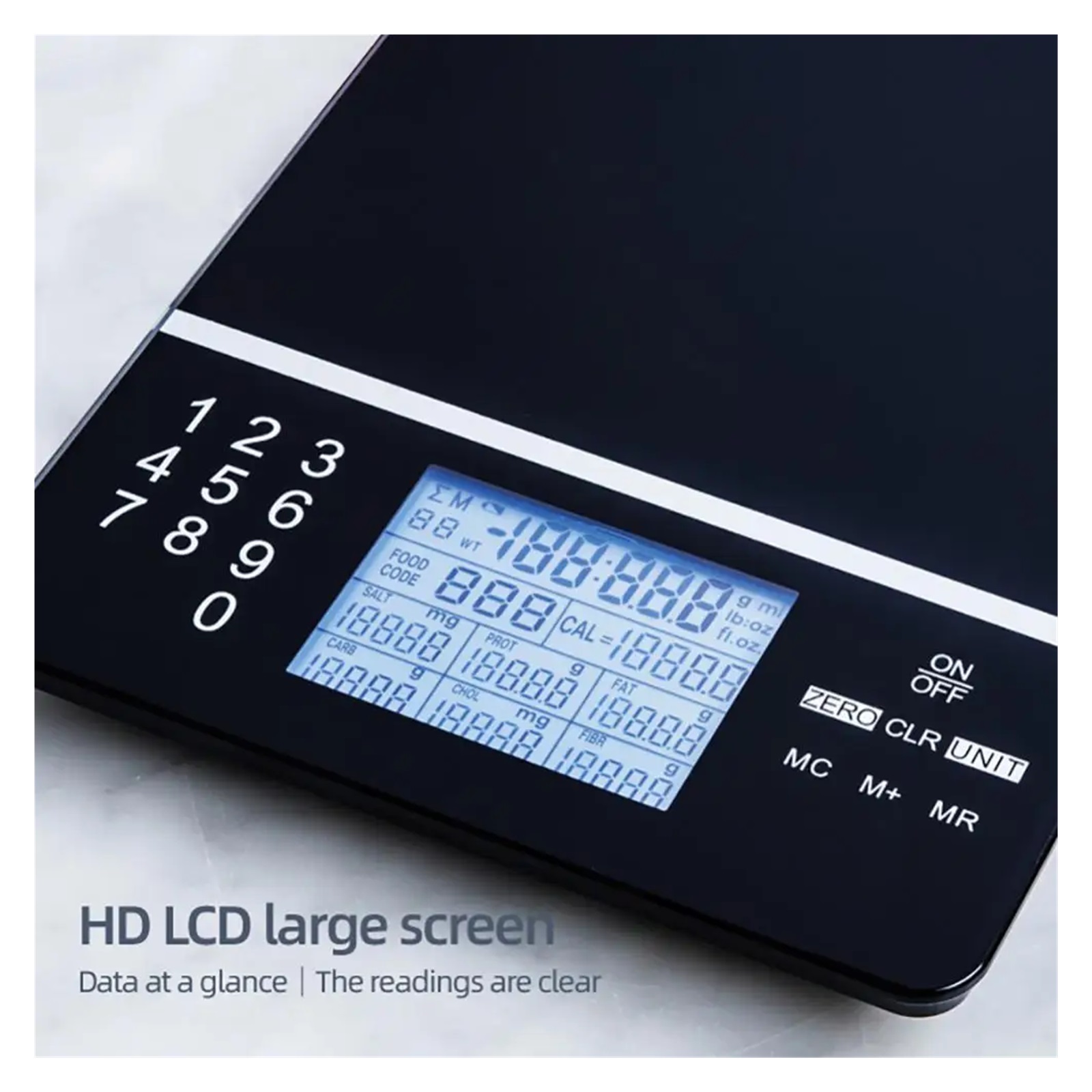 Electronic Scale Smart Food Ingredients Kitchen Scale, Baking Household Portable Coffee Nutrition Measuring Tool Home Accessories ,Milligram Accuracy