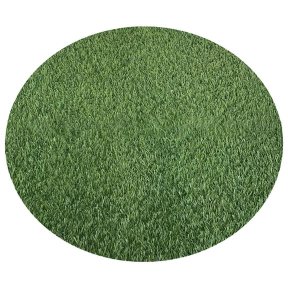 ibasenice Artificial Grass Table Mat Green Plastic Fake Grass Decor for Living Room Office Use
