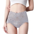 thumbnail image 1 of Braguitas de encaje de cintura alta para mujer - Braguitas sexys de tallas grandes - Tangas - Tallas M-XXXL, 1 of 6