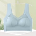 thumbnail image 2 of Vibrex Women Wirefree Bras for Women Full Coverage No Underwire Everyday Bras Comfortable Wireless Padded Bras, 2 of 6