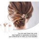 thumbnail image 3 of unbranded 4Ud Horquillas Y Peinetas Rosa Para Peinado De Y Celebraciones, 3 of 6