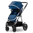 thumbnail image 1 of Mompush Meteor2 Baby Stroller 2-in-1 with Bassinet Mode - Compatible with Infant Car Seat, Adapter Included - Stable Bassinet Stroller Combo, Full-Size Baby Strollers for Family Outings, 1 of 5