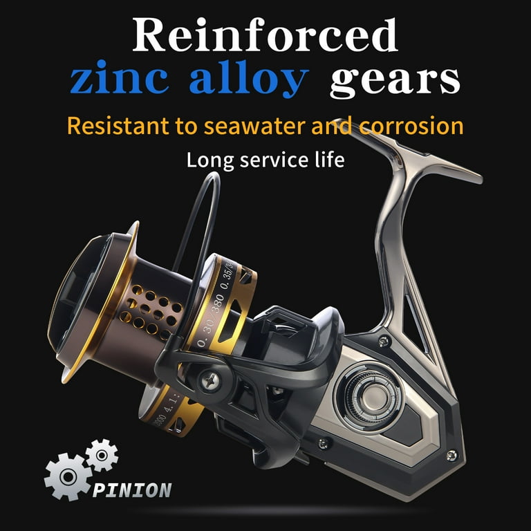 8000 size reel for surf fishing Okuma Surf-8K Long Cast Spinning Reels The Tsunami Spear II 8000 spinning reel is built saltwater tough Okuma Rockaway Surf Spinning Reel
