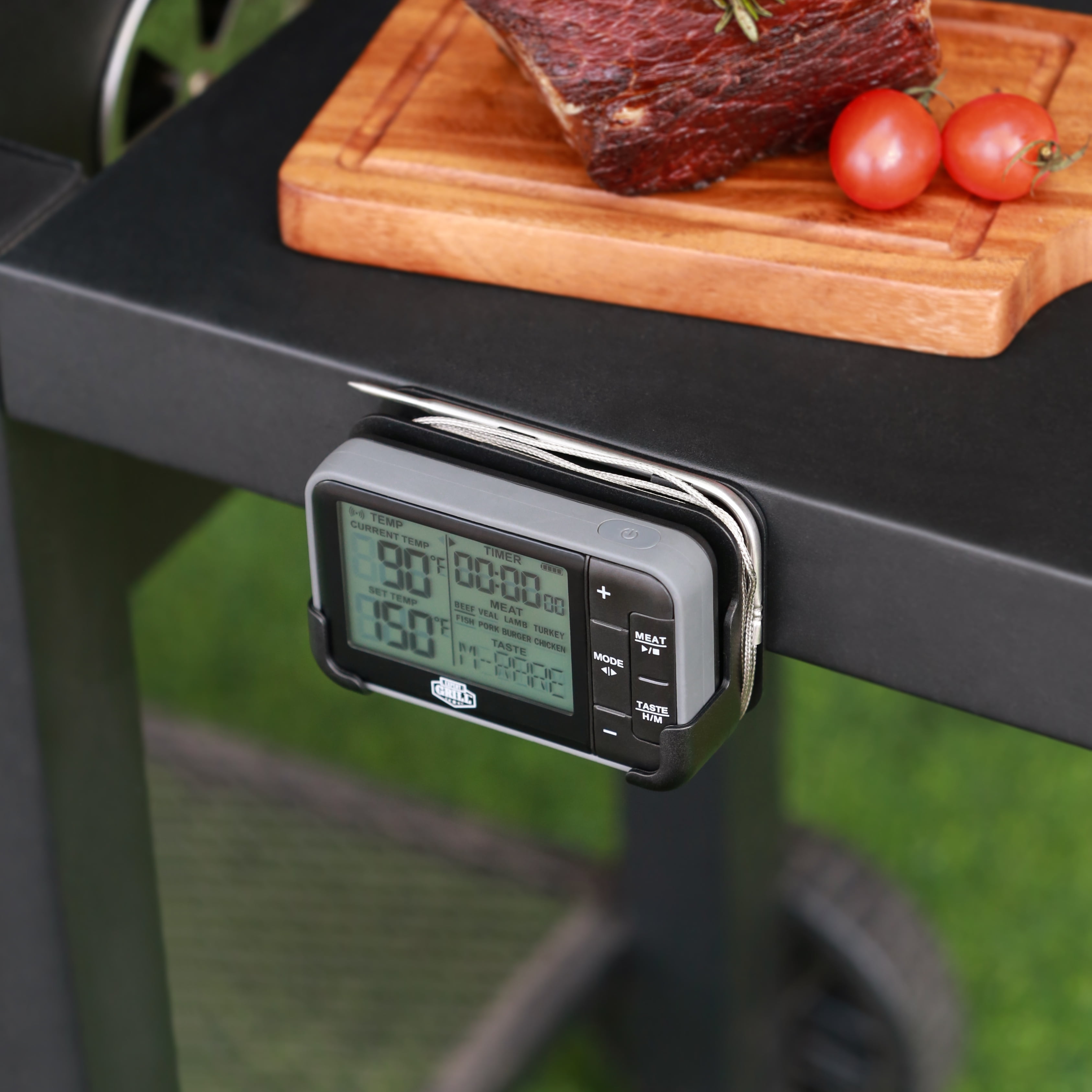 Expert Grill 4-Probe Digital Meat Smoking Thermometer Roasting New