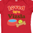 thumbnail image 4 of Inktastic Vizsla Loved by a (Dog Breed) Boys or Girls Baby Bodysuit, 4 of 5