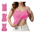 thumbnail image 2 of Camisole Tops For Women Summer Tops Tank Top Yoga Gym Sleeveless Camisole Plus Size Underwear With Chest Pad S 6XL Summer Sleeveless Womens Summer Tops, 2 of 5