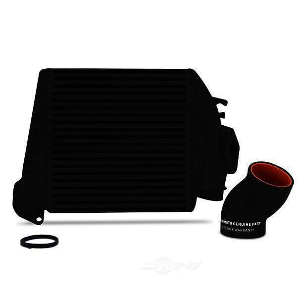Mishimoto Automotive MMTMIC-WRX-08BKBK Top-Mount Intercooler, Black Cooler Black Hoses, fits Subaru