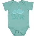 thumbnail image 3 of Inktastic My Nana Loves Me Boys or Girls Baby Bodysuit, 3 of 5