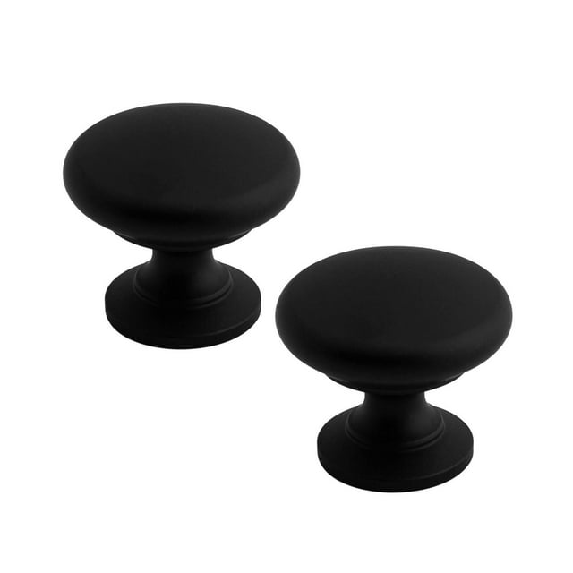 Era Simple Knob 2-Pack Matte Black