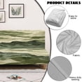 thumbnail image 6 of ZIATUBLES Armless Sofa Cover, Stretch Futon Slipcover with Elastic Bottom Dustproof Couch Cover Machine Washable Furniture Protector for Living Room Bedroom, Green Camouflage Print, 6 of 9