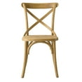 thumbnail image 4 of Side Dining Chair, Natural, Wood, Kitchen Cafe Bistro Hospitality Restaurant, Modern Contemporary HB33837, 4 of 11