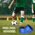thumbnail image 6 of Soccer Shin Guard Strap Polypropylene Anti Slip Shin Fixed Straps Ankle Guards Fit for Football Cycling Black/Blue, 6 of 7