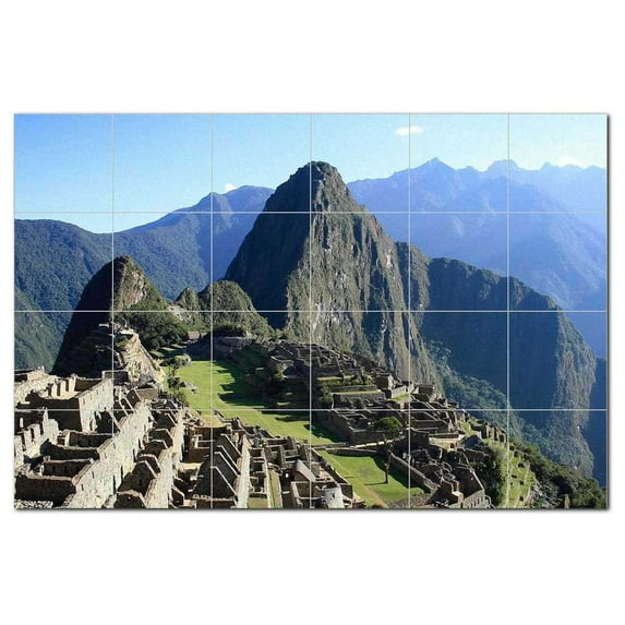 Monument Ceramic Tile Mural Kitchen Backsplash Bathroom Shower, 400991-L64