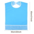 thumbnail image 1 of Babero impermeable para adultos NikouMX Babero para personas mayores Color rosa naranja verde claro azul cielo, 1 of 8
