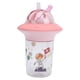 thumbnail image 5 of Botella de agua infantil, botella de agua de 450 ml con botella de agua con botella de agua con pajita y cordón Rendimiento finamente ajustado, 5 of 8