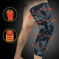 thumbnail image 5 of Winter Sports Protective Knee Sleeve with Padded Thigh Guard for Football Basketball Volleyball Softball - Athletic Compression Support Gear for Enhanced Mobility and Injury Prevention, 5 of 7