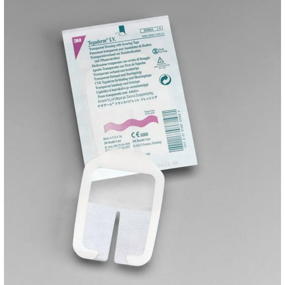3M Tegaderm I.V. Transparent Film Dressing, 2.75 Inches x 3.25 Inches, 400 Count