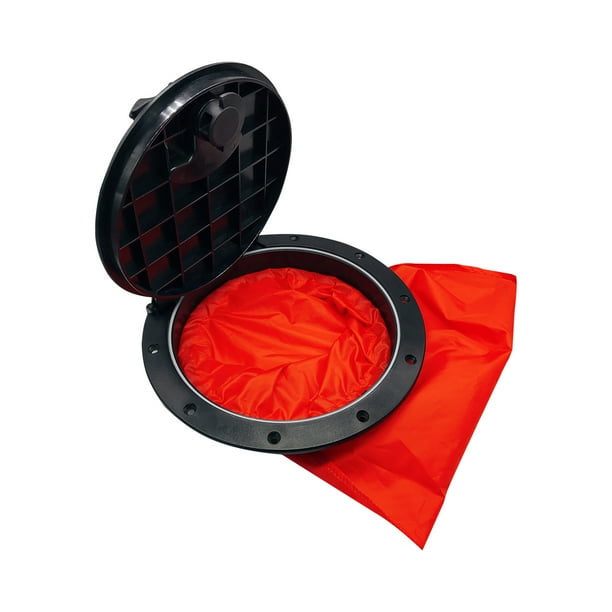 6inch Round Plastic Durable Kayak Deck Plate Hatch Cover NonSlip Black