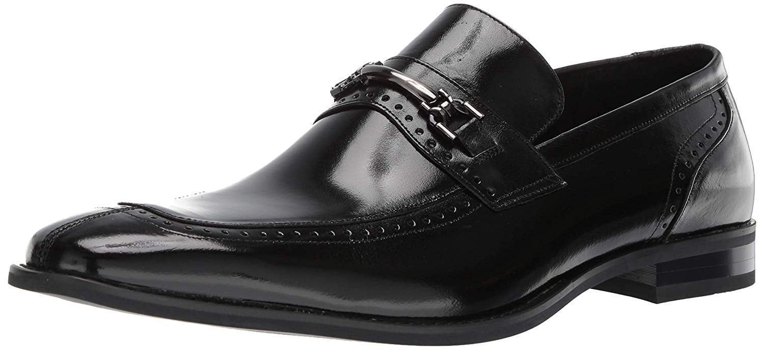 stacy adams loafers black