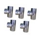 thumbnail image 2 of 5 conectores de tubo de 3 vías, accesorios de 25 mm, para muebles, piezas de fijación de juntas, abrazaderas de riel final fáciles de instala, 2 of 8