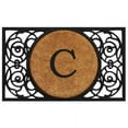 thumbnail image 4 of Calloway Mills Armada Circle Monogram Outdoor Doormat 18" x 30" (Letter F), 4 of 6